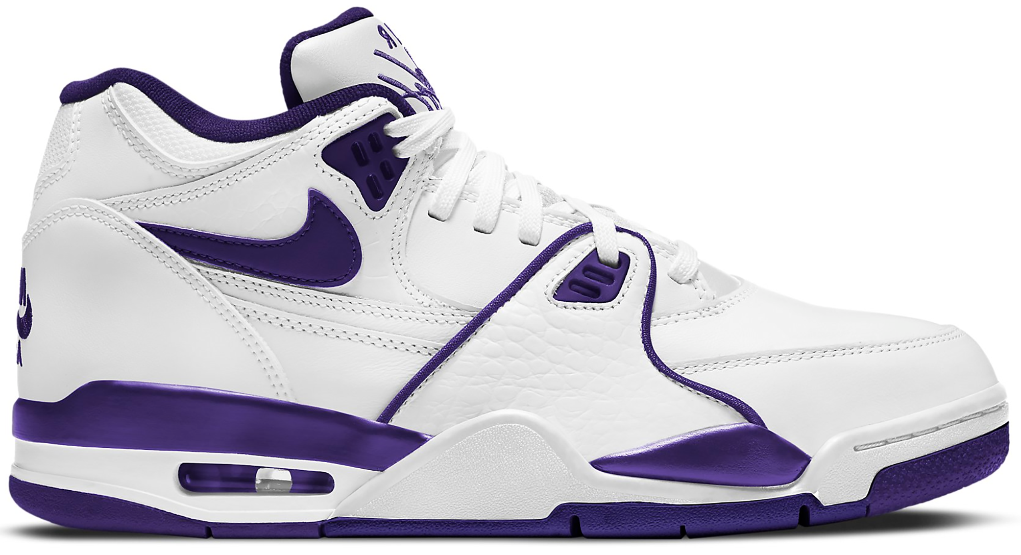 Nike Air Flight 89 White Court Purple 