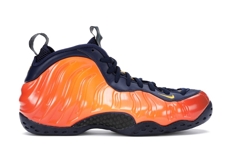 orange nike foams