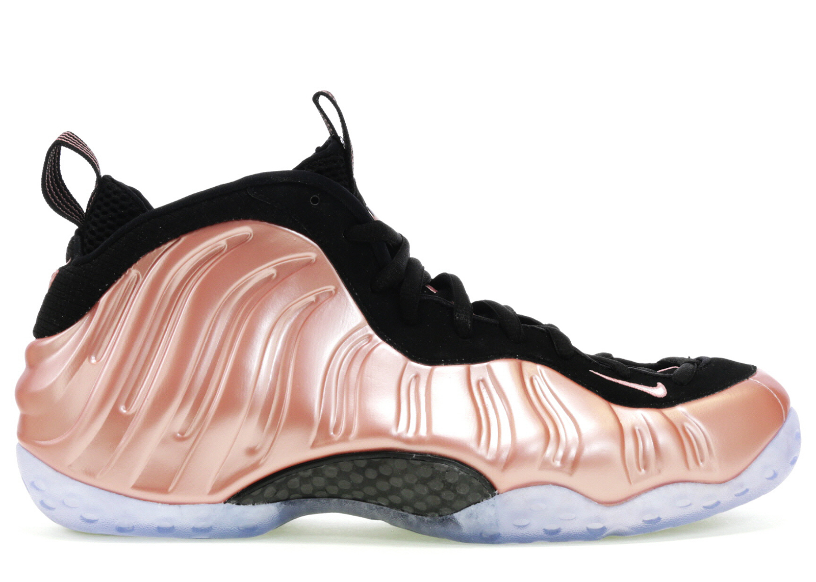 white pink and gold foamposites