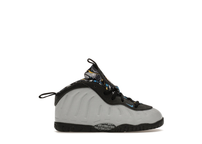 Pre-owned Nike Air Foamposite One Graffiti Sneakers In Muslin/lavender Mist/hyper Crimson