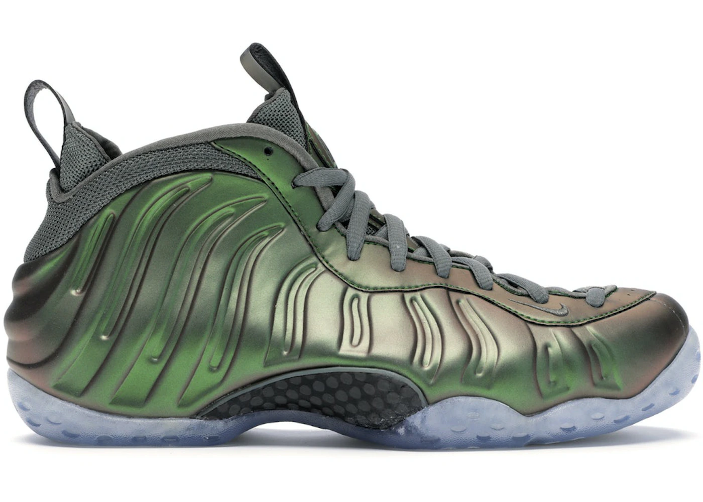 Green Metallic Foamposites NIKE AIR FOAMPOSITE ONE LEGION GREEN