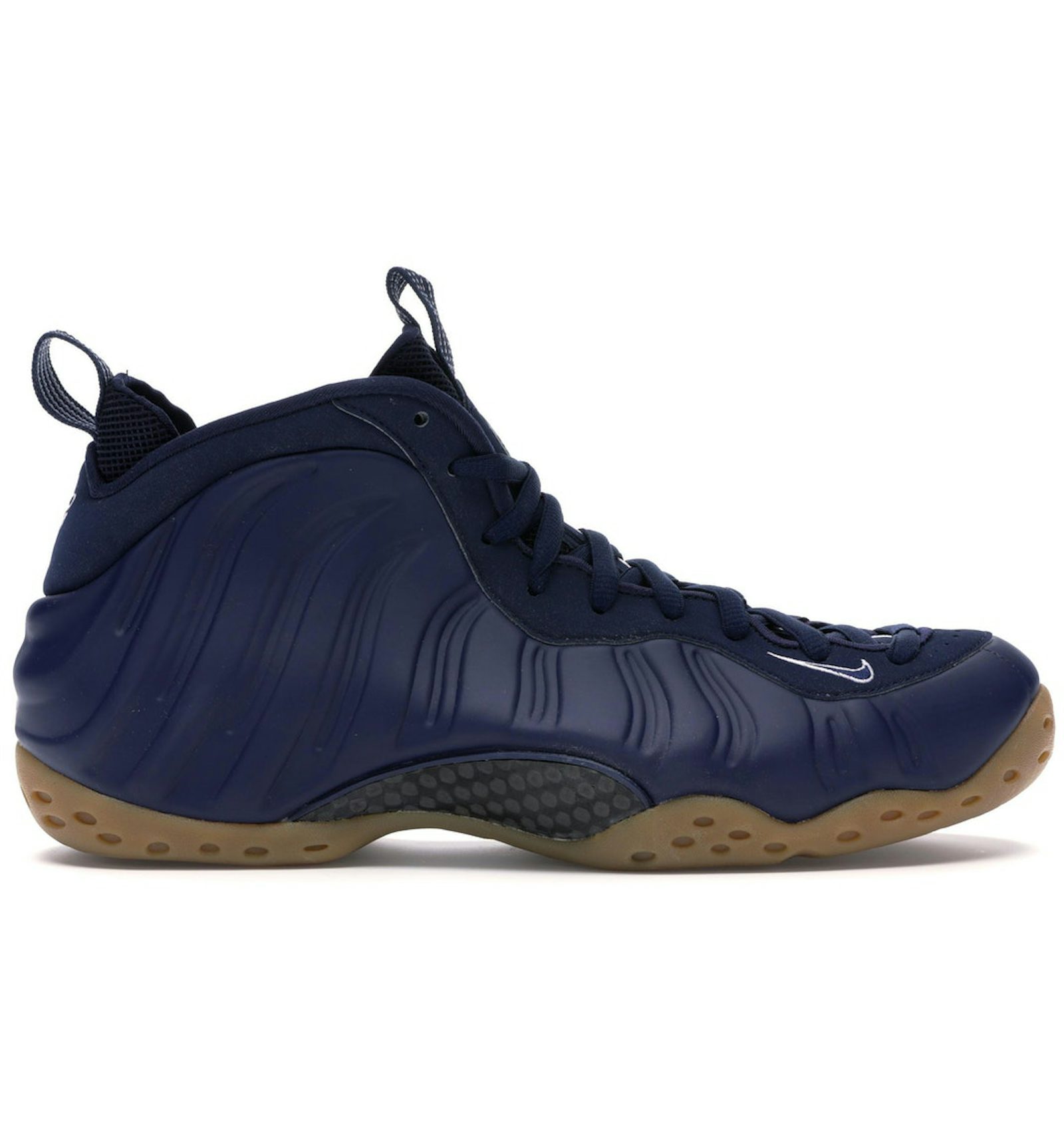Midnight navy gum foamposite best sale