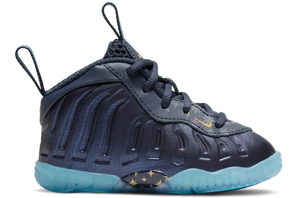 Metallic shop blue foamposites