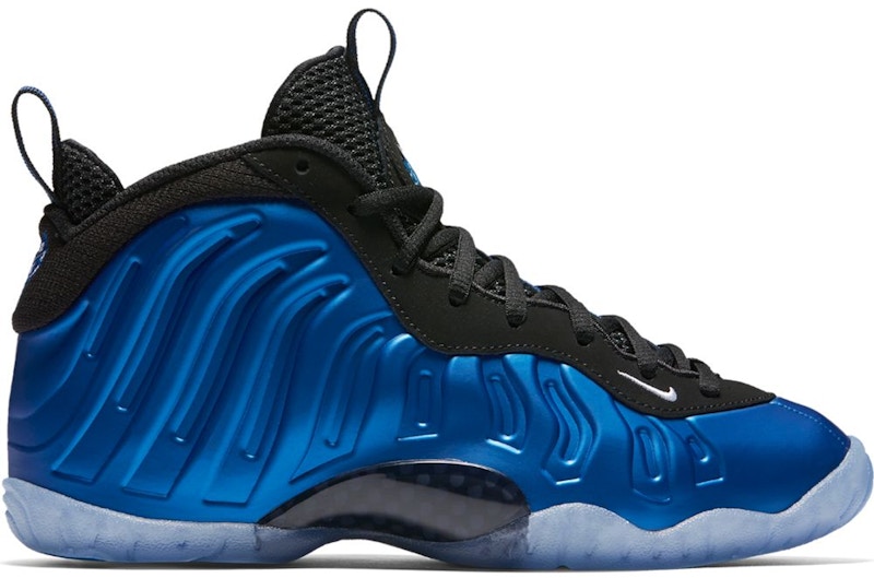 royal blue and grey foamposites