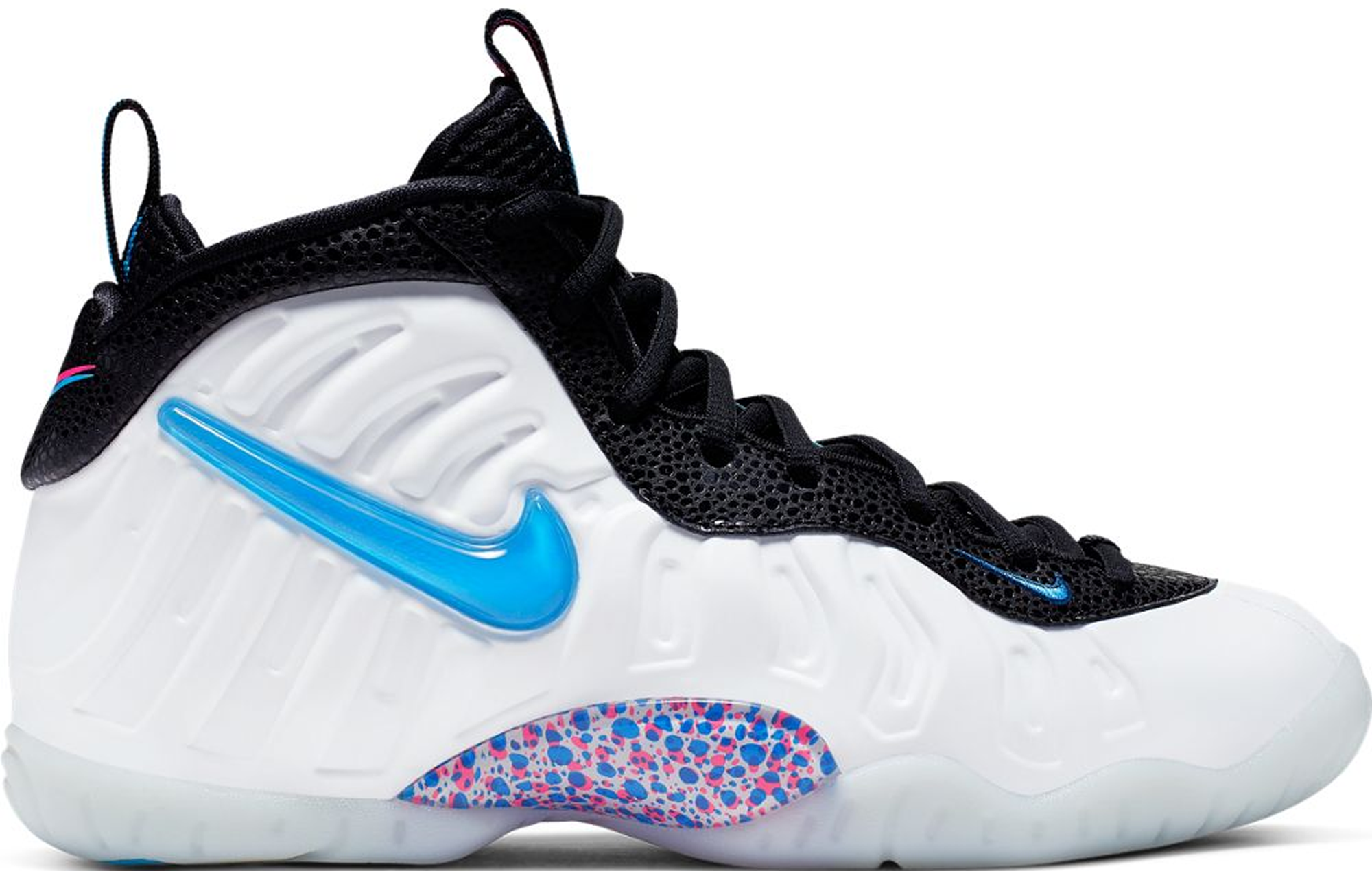 red white and blue foamposites