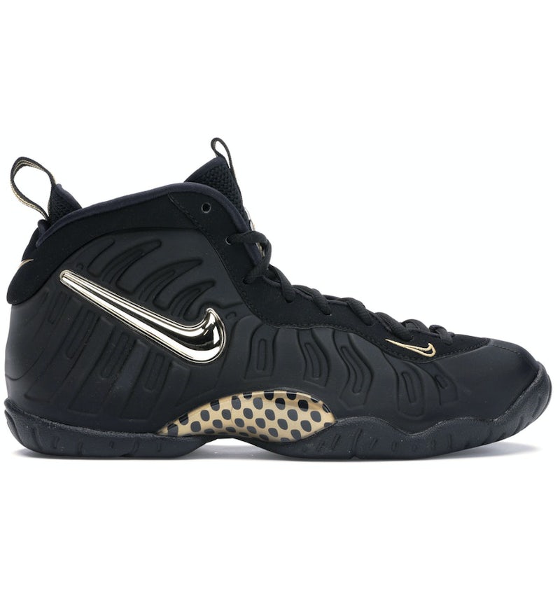 Nike little posite pro metallic gold sales