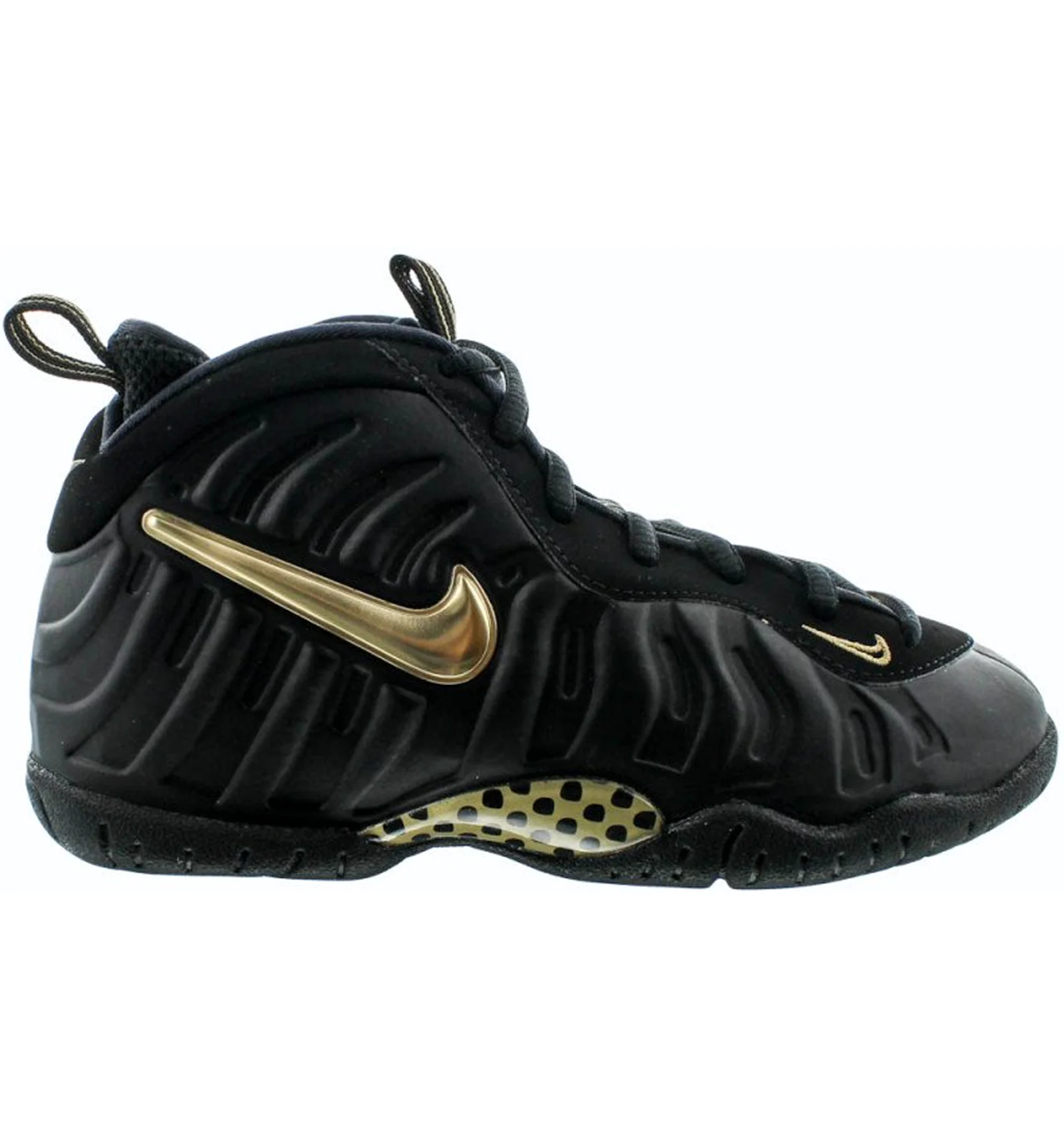 Nike Air Foamposite Pro Black Metallic Gold PS Kids 843755
