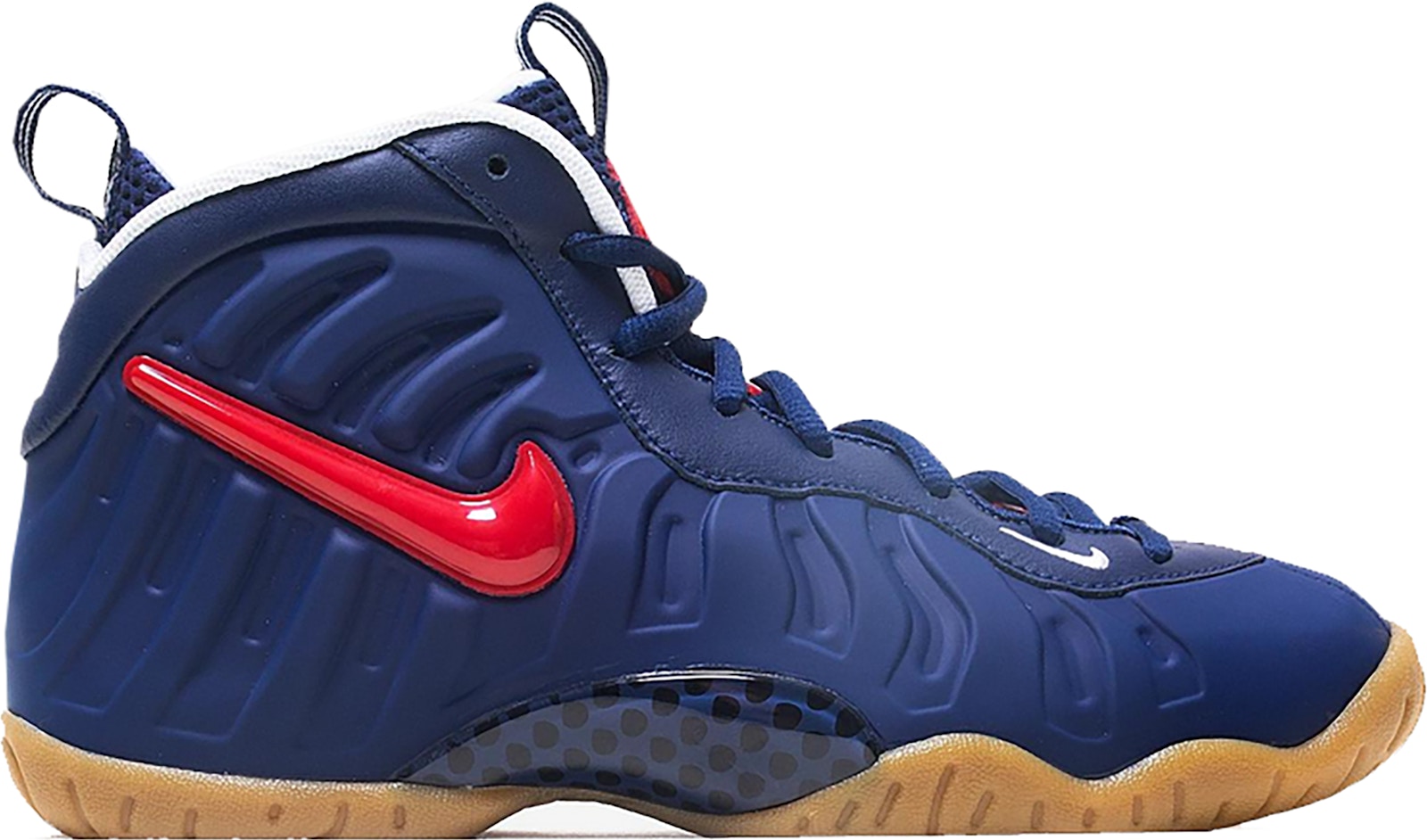 Nike Air Foamposite Pro Blue Void University Red (GS) 644792405