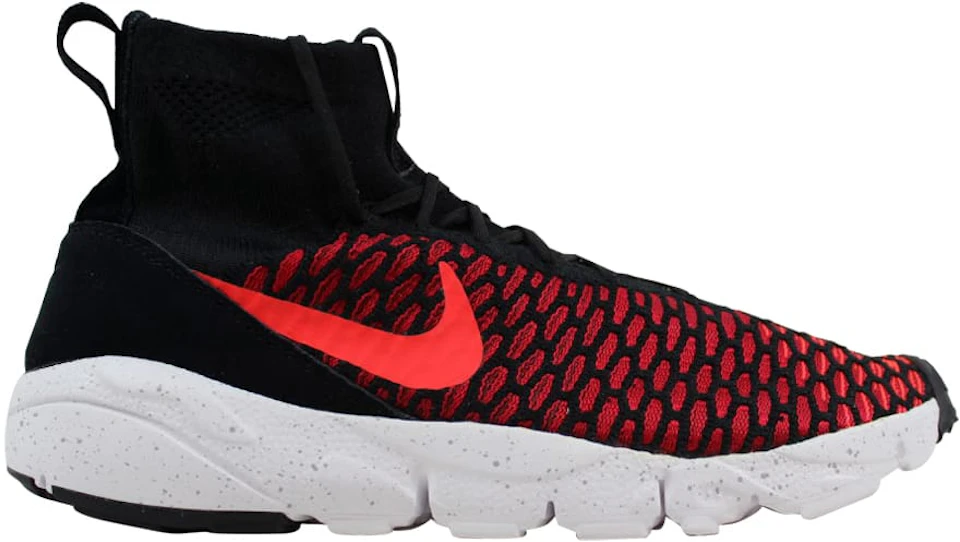 Nike Footscape Magista Flyknit Black/Bright Crimson-Gym Red-Cool Grey - 816560-002