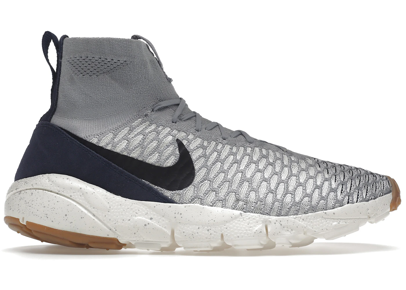 Nike Air Footscape Magista Flyknit Wolf Grey Dark Obsidian Men's