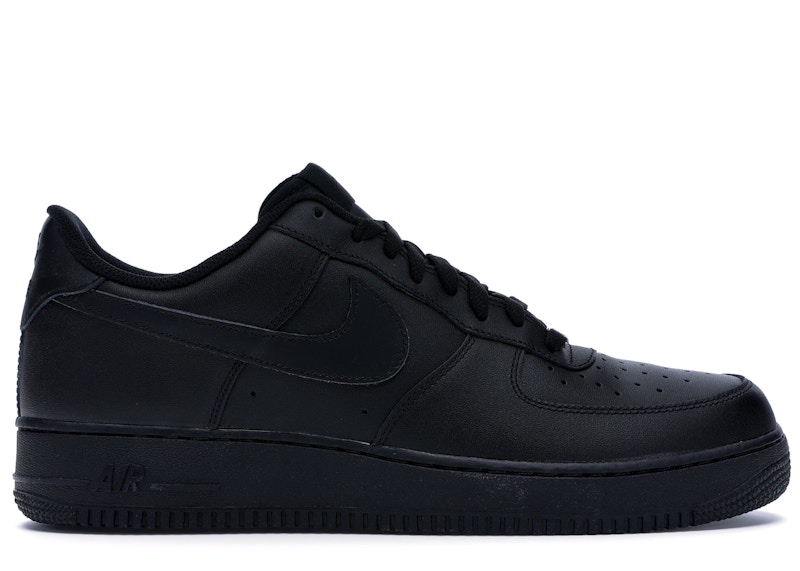 all black suede air force 1