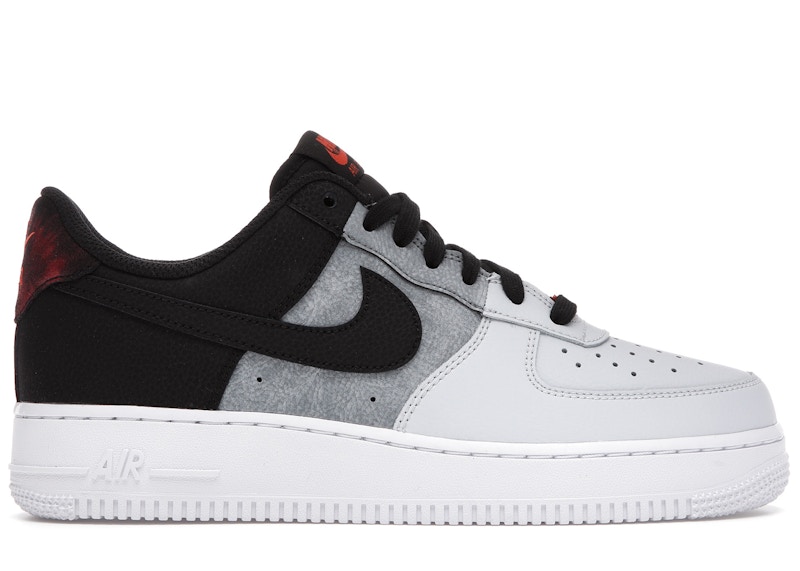 Air force ones black and clearance grey