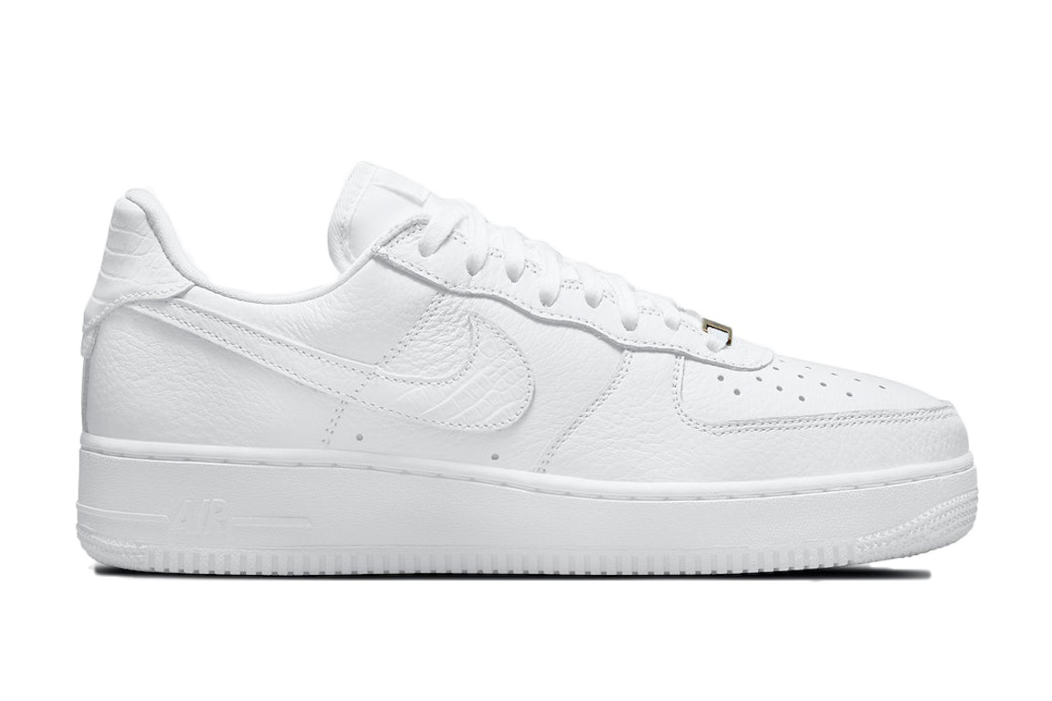 Pre-owned Nike Air Force 1 Low '07 Craft Quadruple White In White/white/white