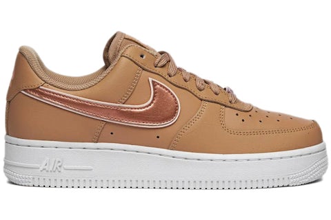 Nike Air Force '07 Tan Metallic Rose Gold (Women's) DD1523-200