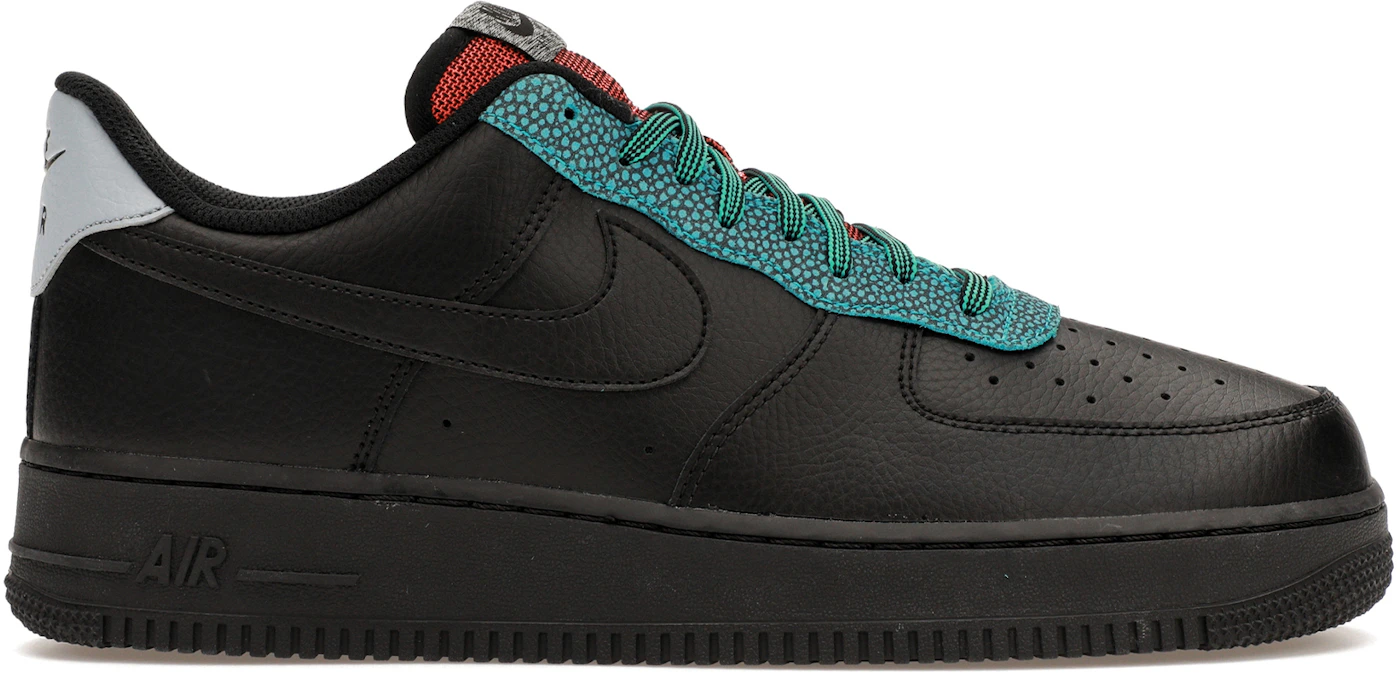 Buy Nike Men's Air Force 1 '07 LV8 2 Casual Shoes (11, Racer Blue/White/Black/Obsidian)  at