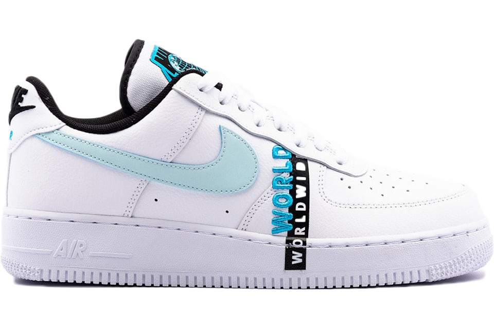 Nike air force 1 low worldwide white blue fury black Clearance