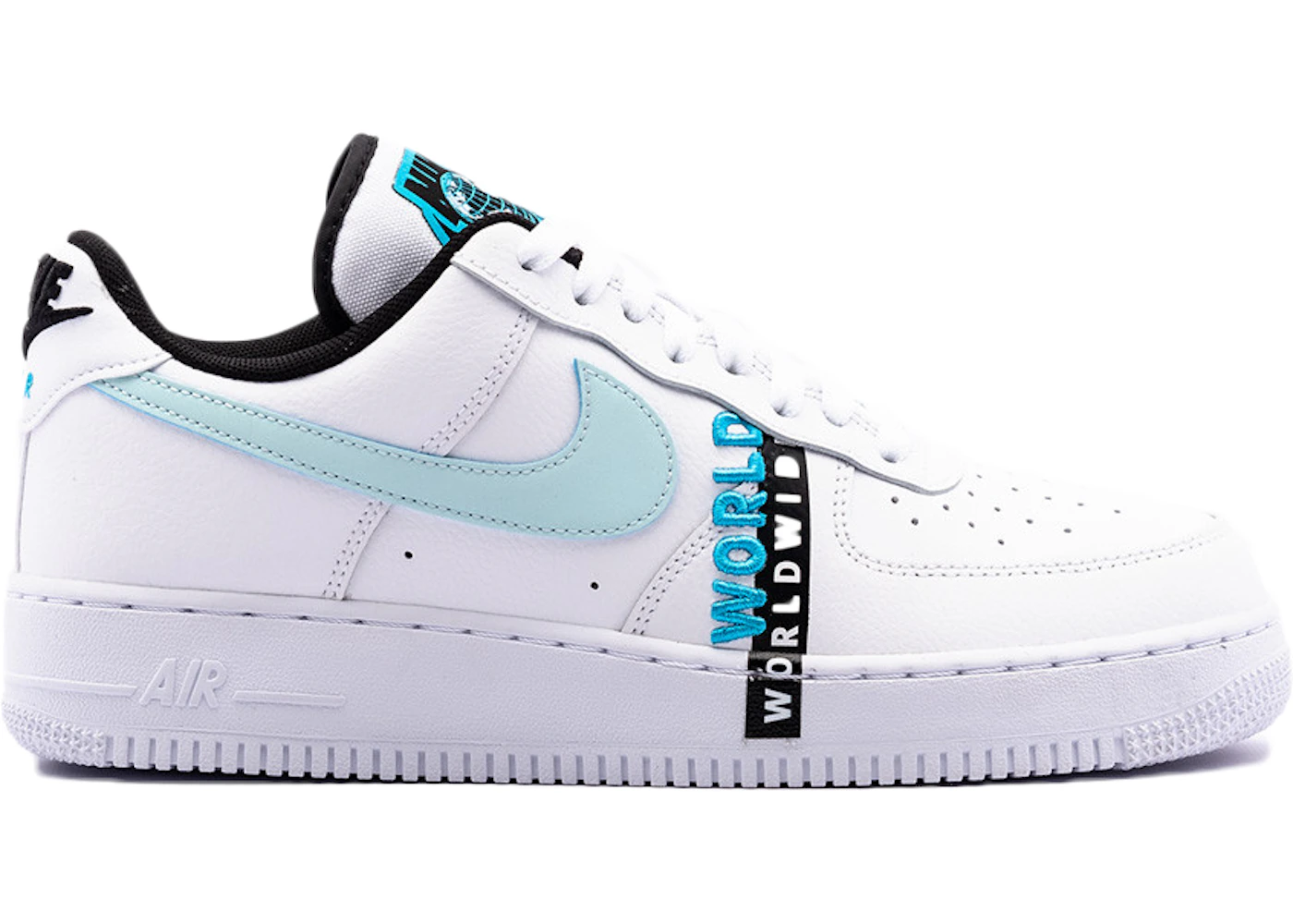 Nike Air Force 1 Low '07 LV8 Worldwide Pack White Blue Fury Men's 