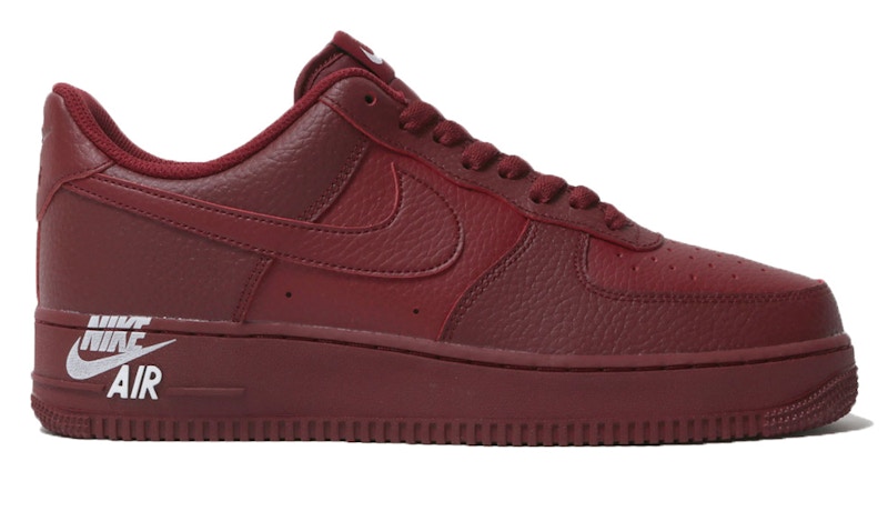 burgundy air force 1 high top