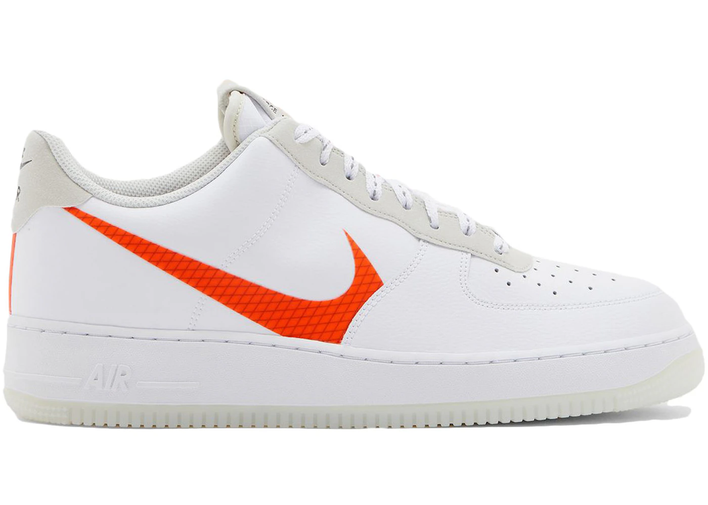Nike air force 1 womens orange swoosh Clearance