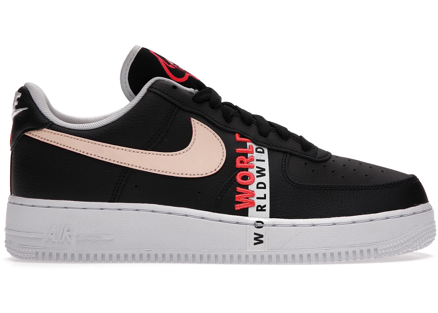 Nike Air Force Low '07 LV8 Worldwide Pack Black Flash Crimson