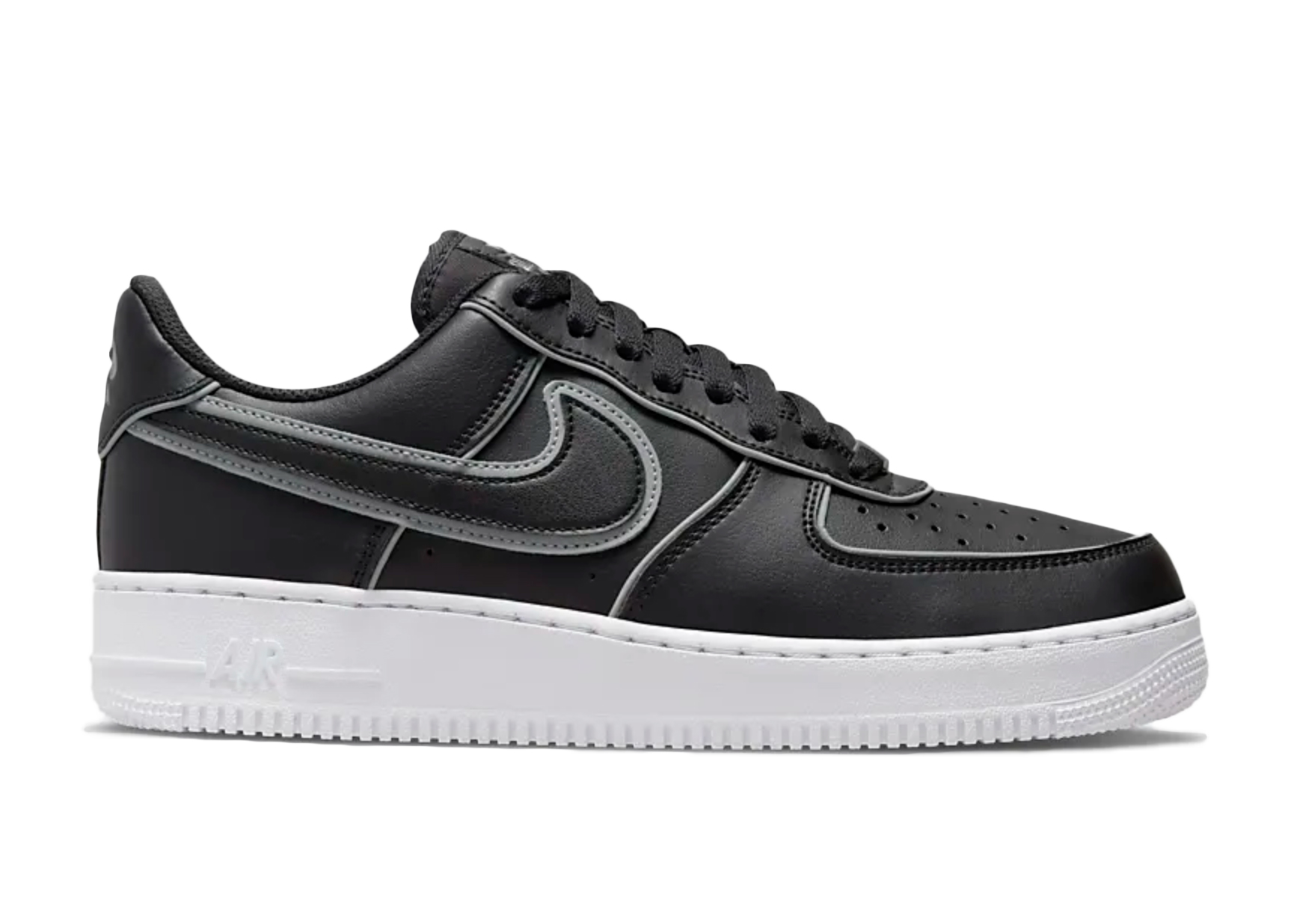 reflective black air force 1