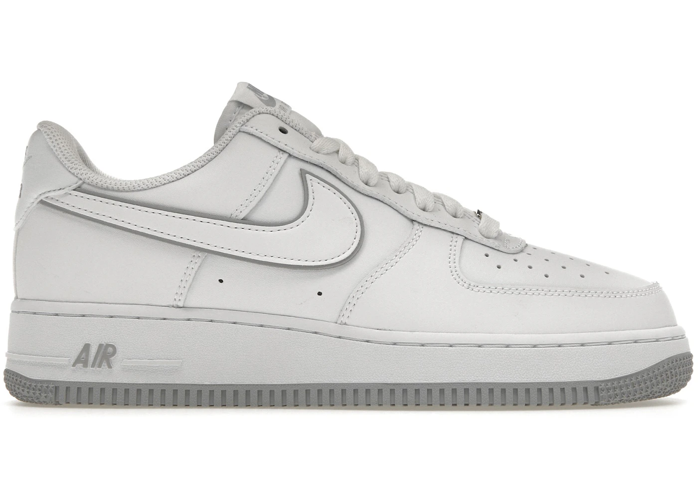 Nike Air Force 1 '07 Low White Wolf Grey Sole Men's - DV0788-100 - US