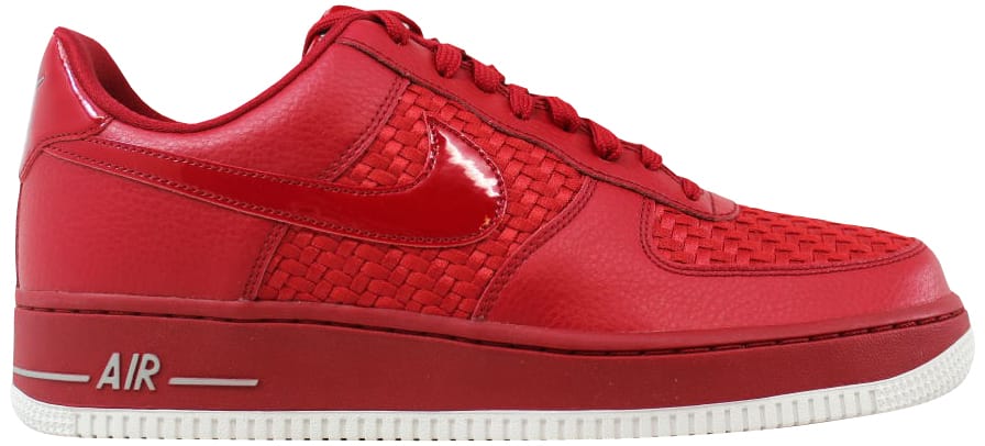 Nike Air Force 1 Low '07 LV8 Woven Gym Red White Chrome Men's