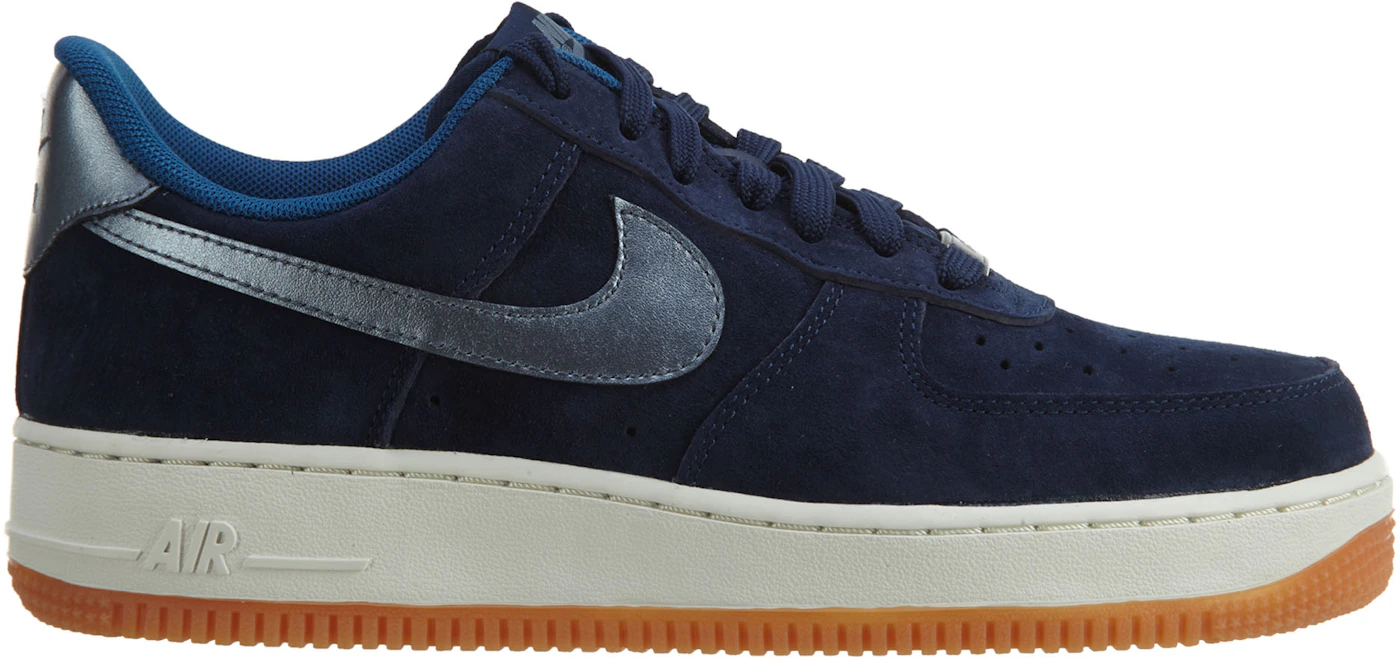 Nike Air Force 1 Low '07 PRM Suede Navy (Women's) - 818595-400 - US