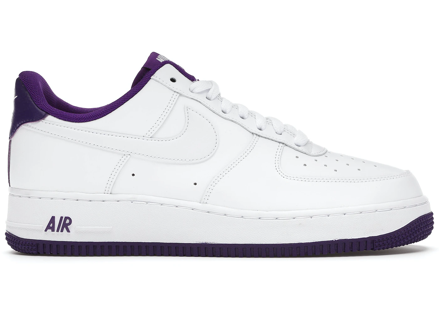 Nike Air Force 1 Low '07 White Voltage Purple