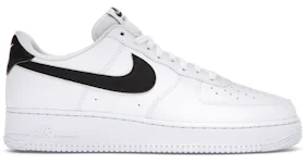 Nike Air Force 1 Low '07 en piel granulada en blanco y negro