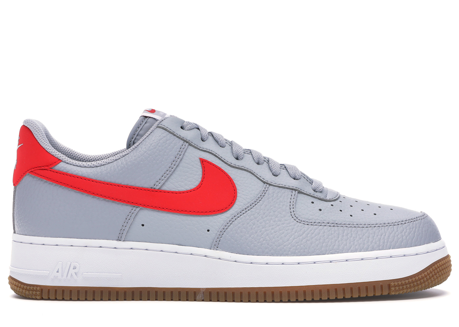 nike air force grey and red