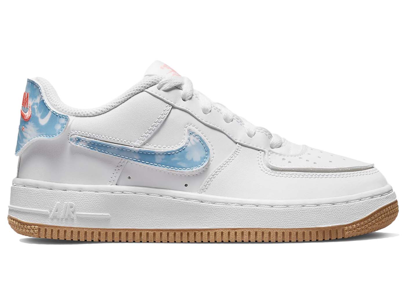 Nike air force 1 bleached coral toddler girls' clearance shoe