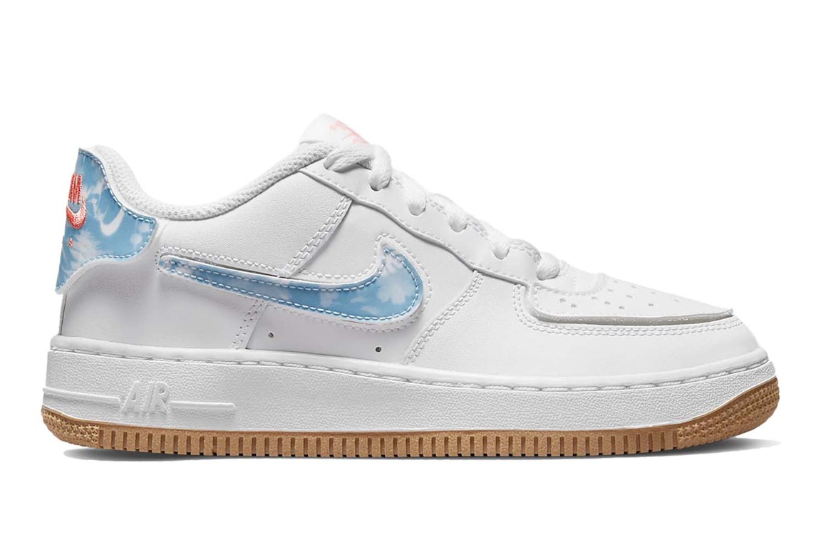 Pre-owned Nike Air Force 1/1 Low White Bleached Coral Gum In White/bleached Coral/eraser Beige