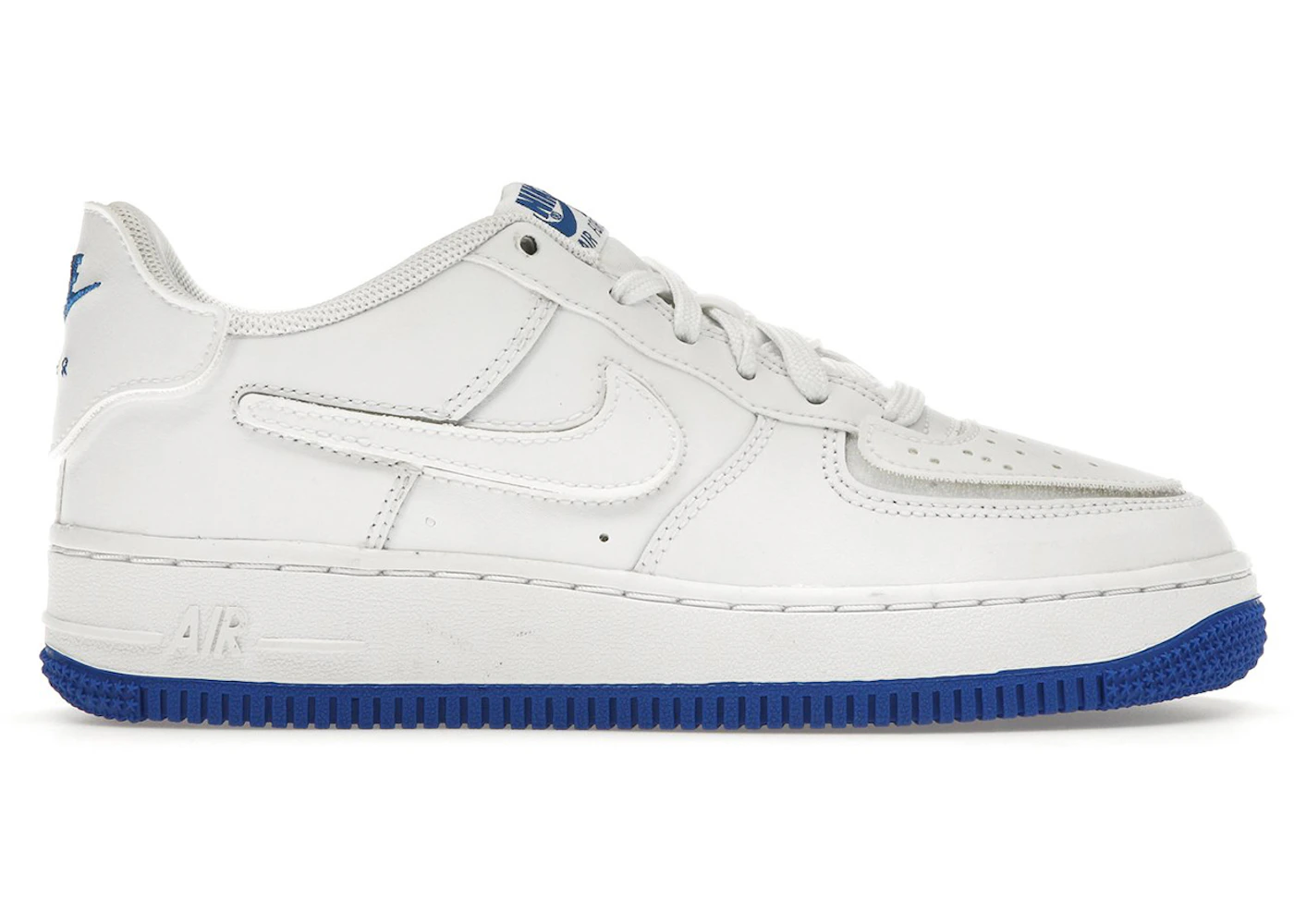 Nike Air Force 1/1 White Royal Blue (GS) - DB4545-105 - US
