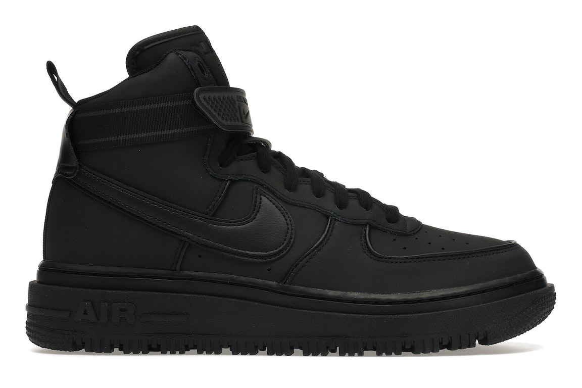 Pre-owned Nike Air Force 1 Boot Black Anthracite In Black/anthracite/black