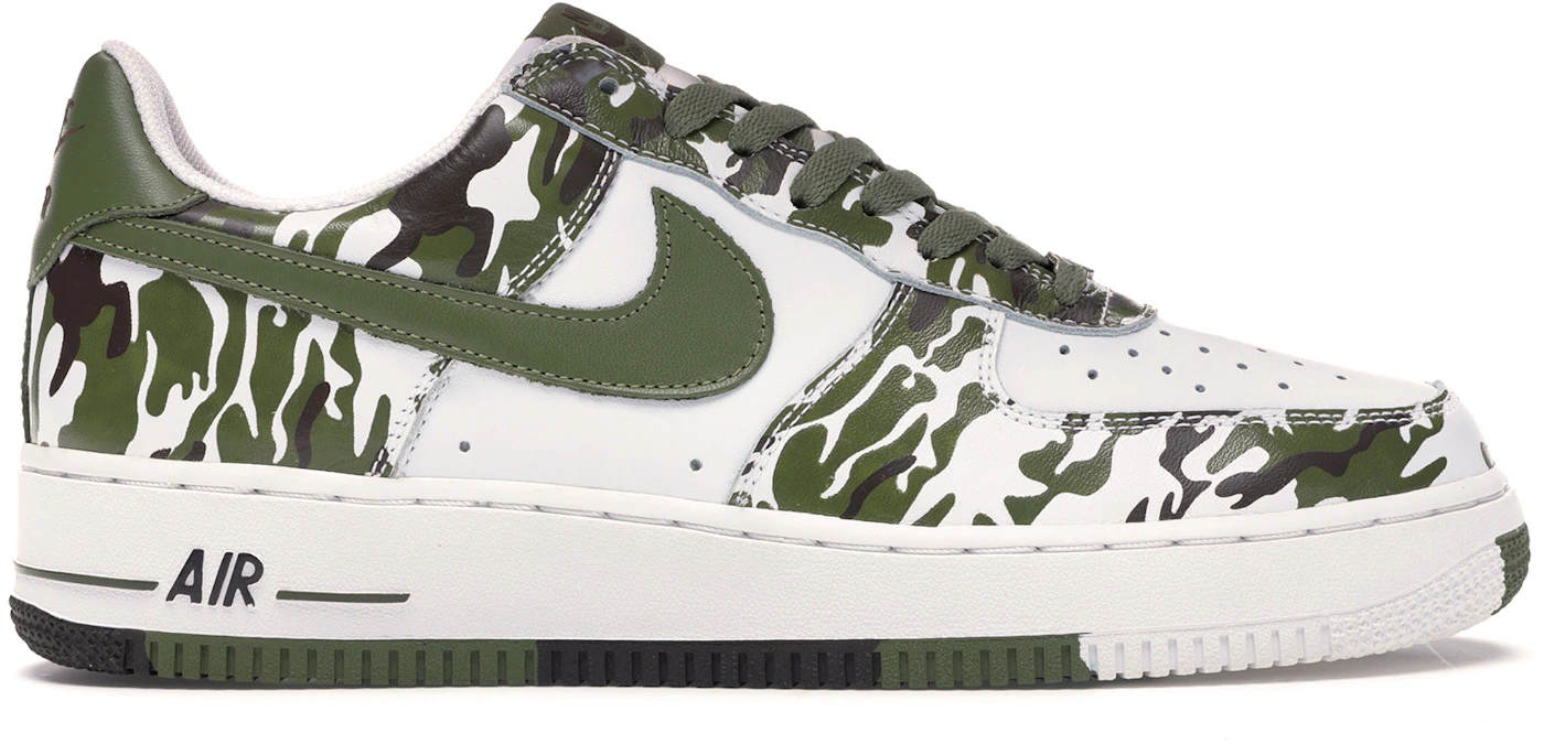 Air Force Falcons Nike Team-Issued #25 White & Green Camouflage