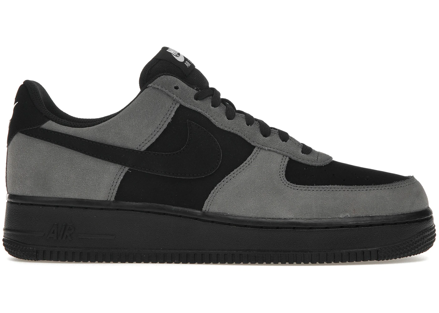 Grey and black nike air force Clearance