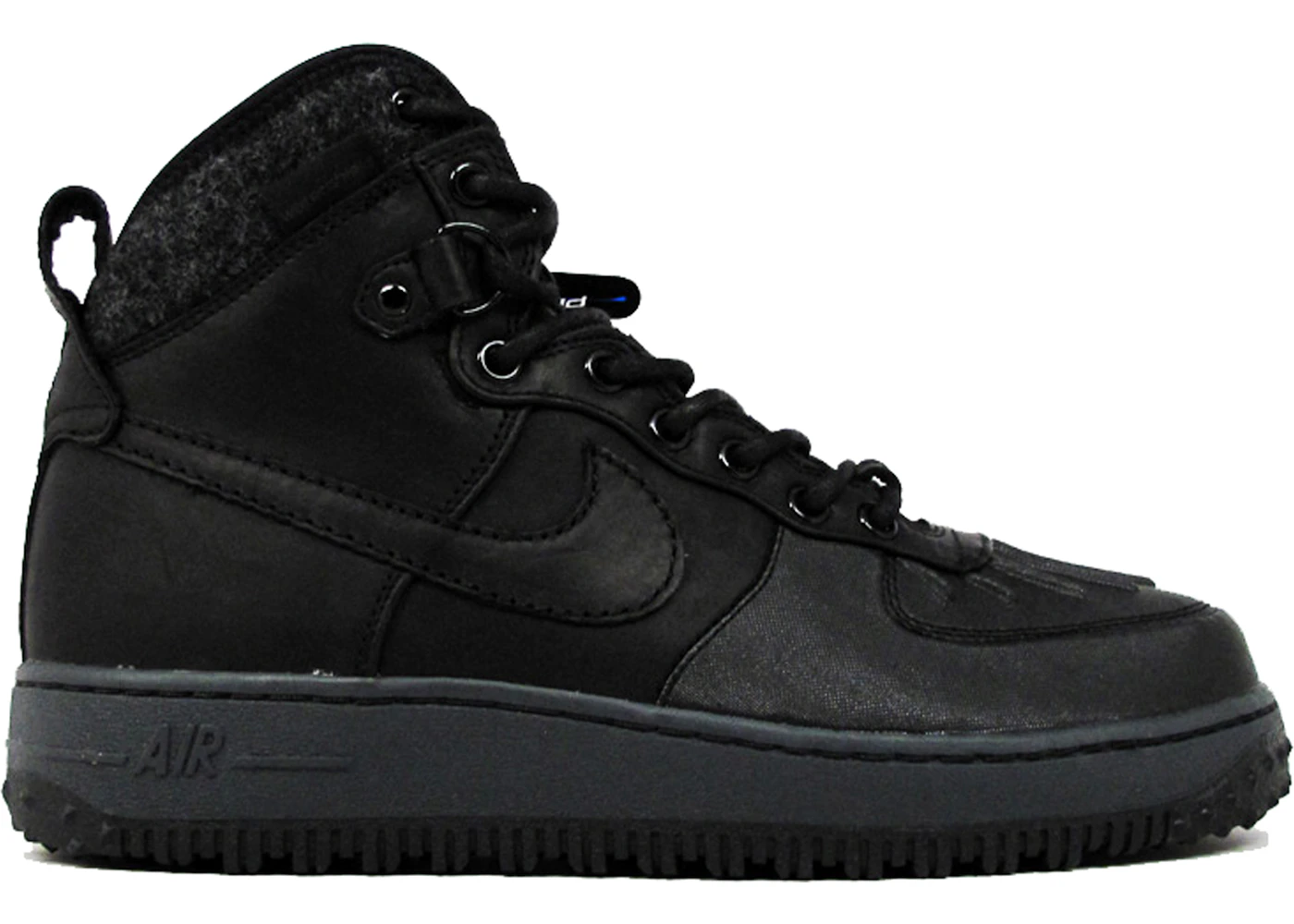 Mens black nike duck top boots