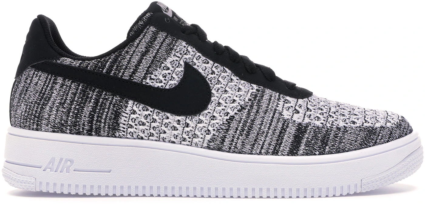 Nike Air Force 1 Flyknit 2 Black Pure Men's - - US