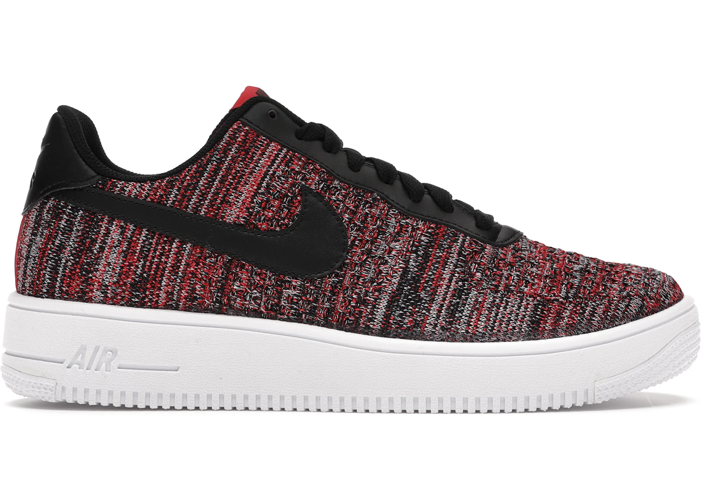 Black flyknit top air force 1