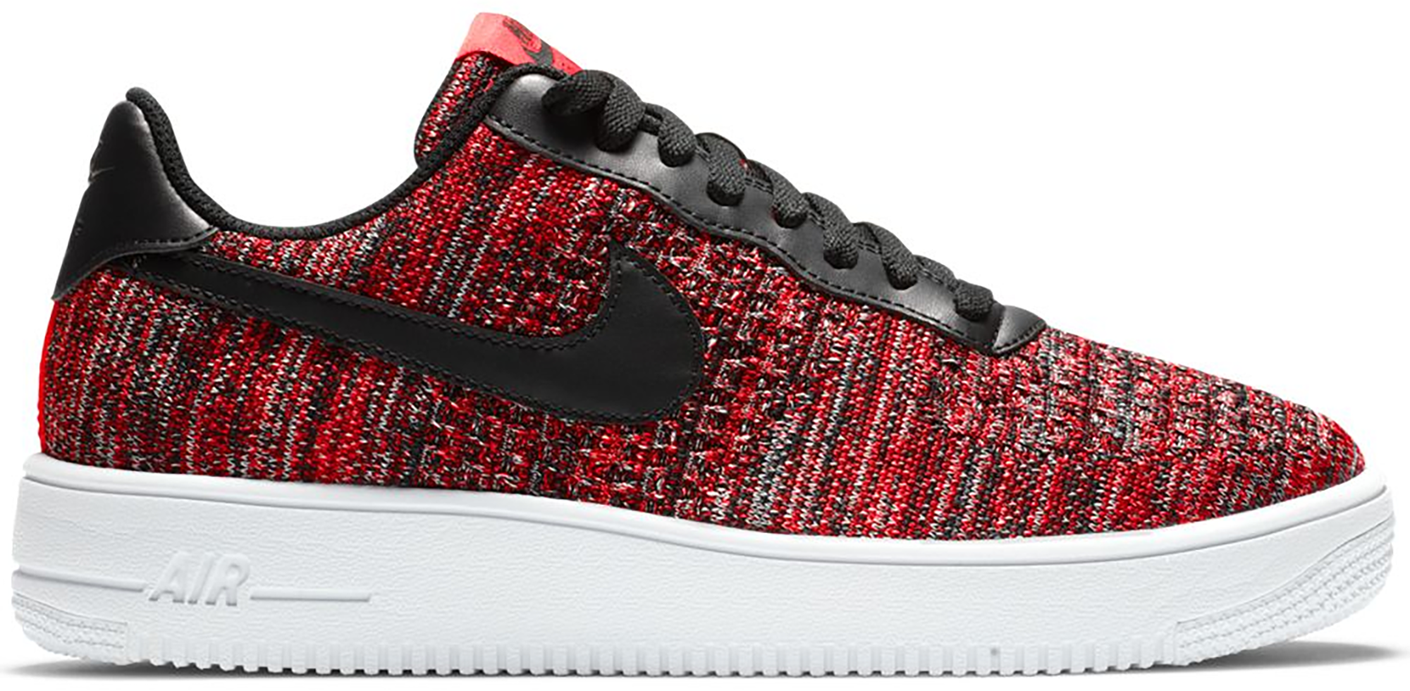 nike air force 1 flyknit low red