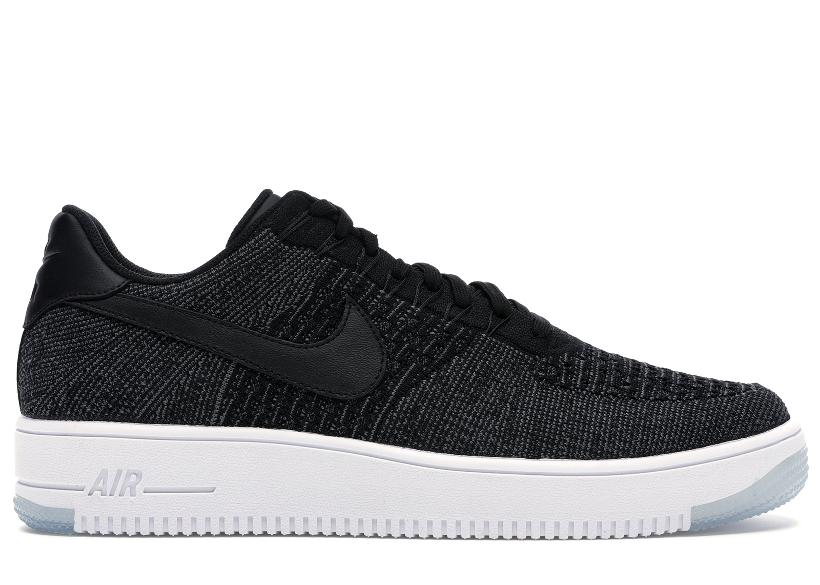 Nike Air Force 1 Flyknit Low Black White