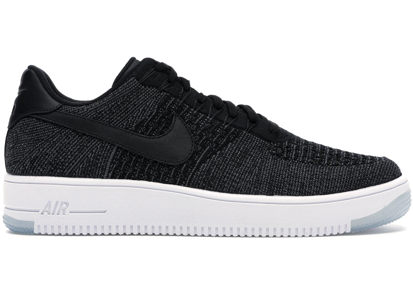 Nike Air Force 1 Flyknit Low Black White Men's - 817419-004 - US