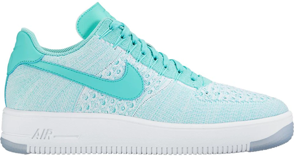 Nike Air Force Flyknit Low Turquoise (W) - 820256-300 ES