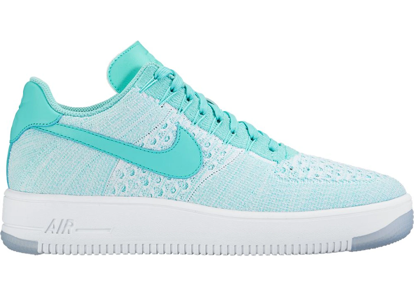 Nike Air Force 1 Flyknit Low Hyper Turquoise Women s