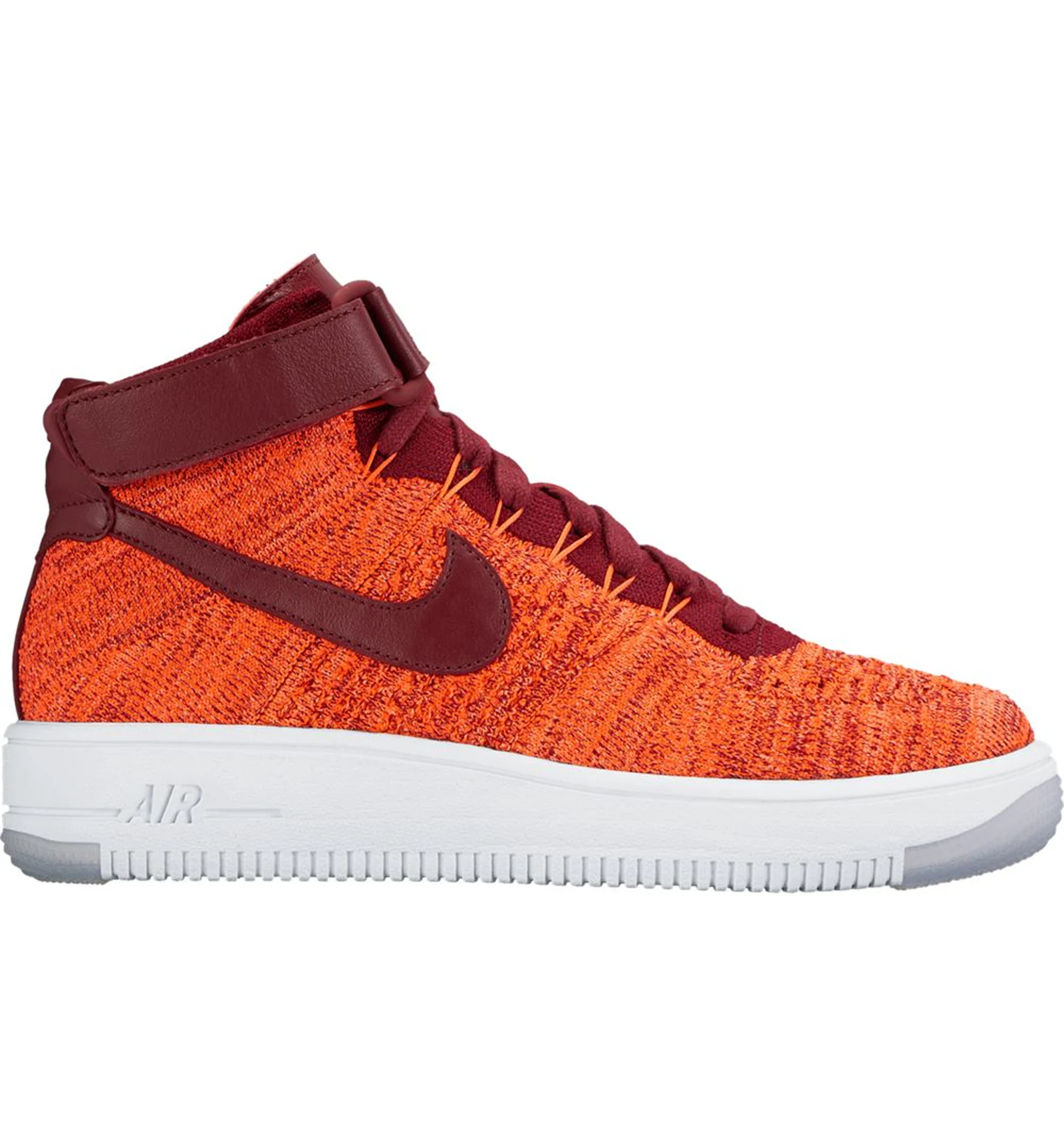 Nike Air Force 1 Flyknit Total Crimson Team Red Women s