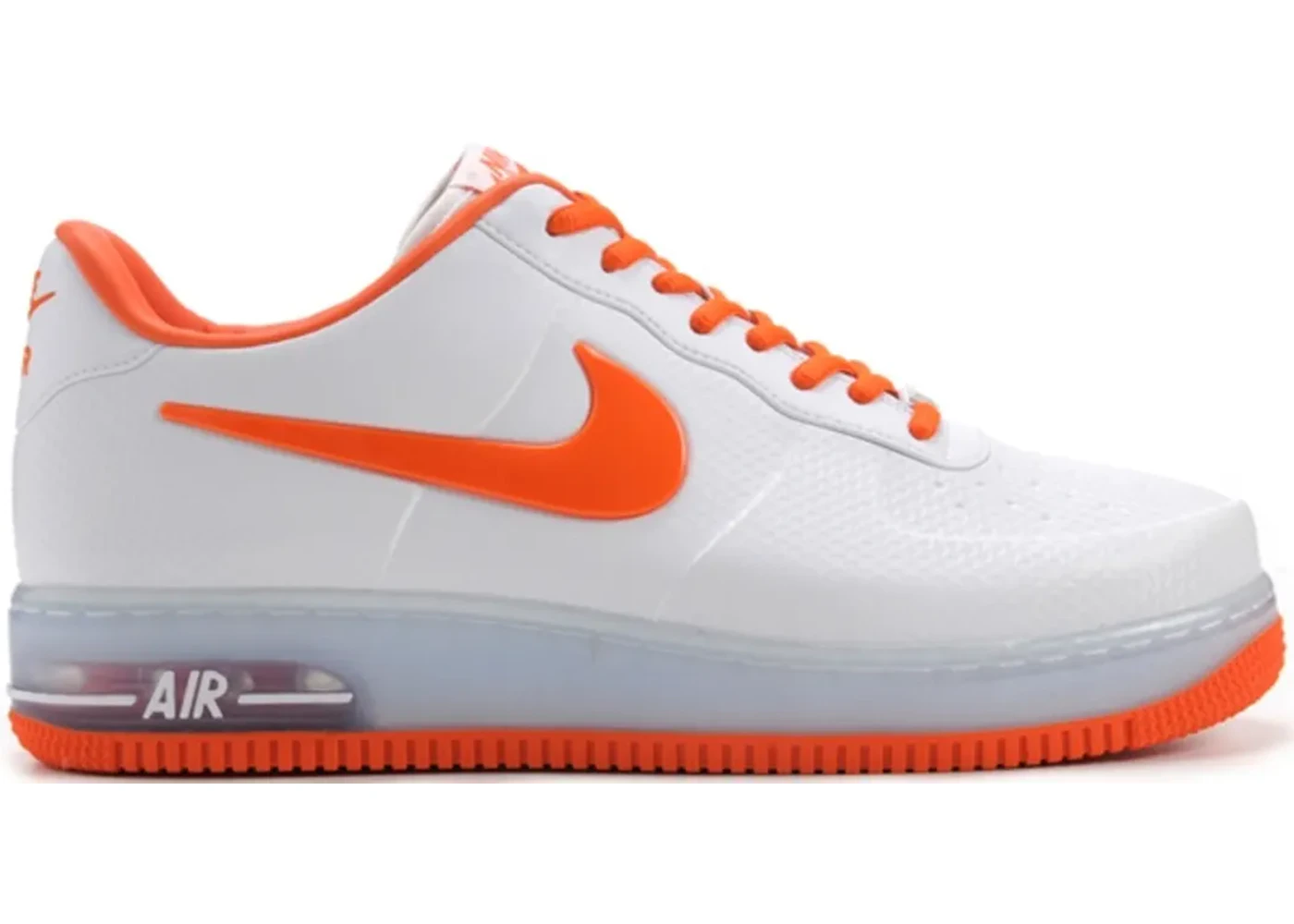 Nike Air Force 1 Foamposite Pro Low White Safety Orange Men s