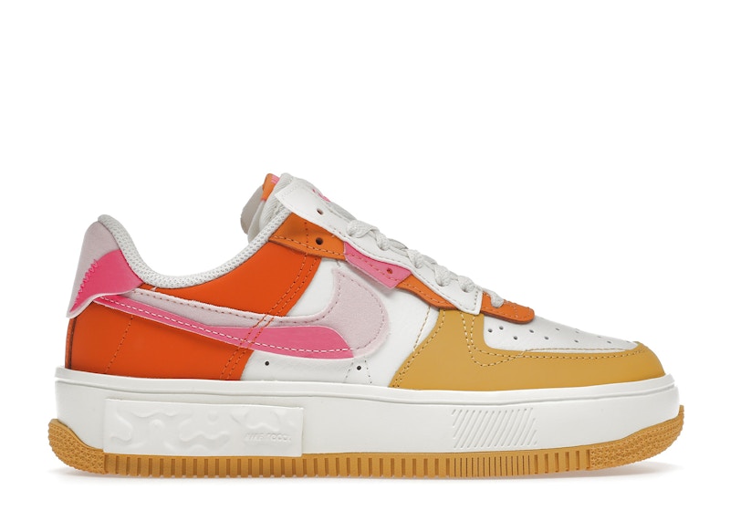 Nike Air Force 1 Fontanka Summit White Yellow Orange (Women's