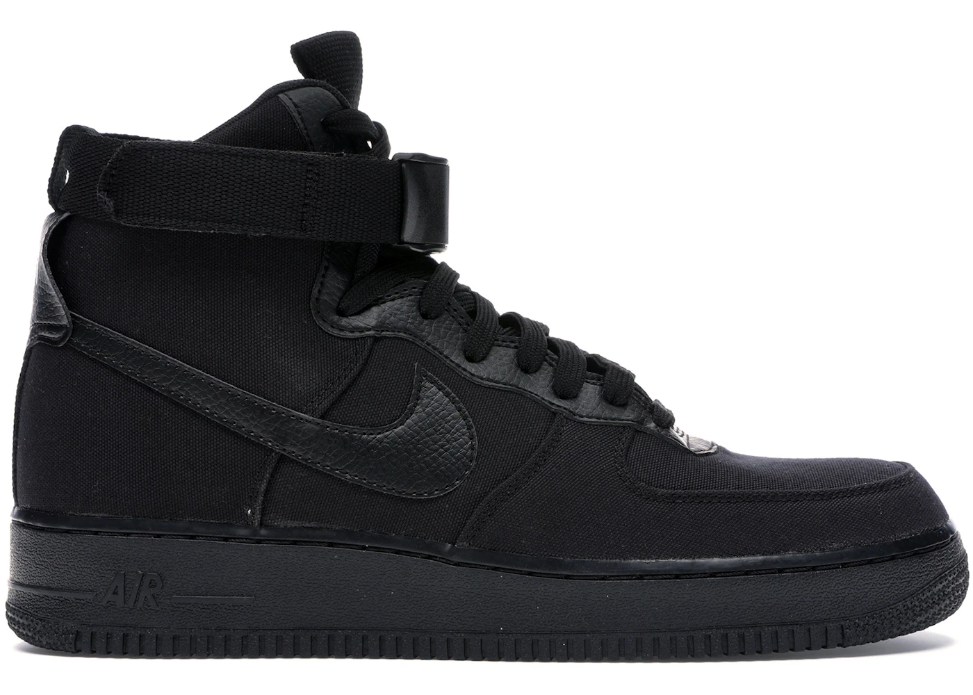 Air force 1 canvas black Clearance