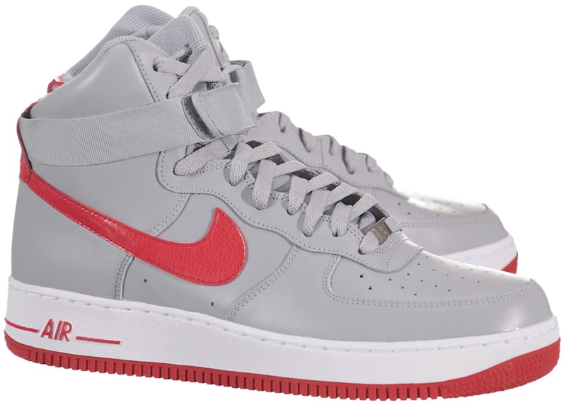 Grey and red air force 1 online